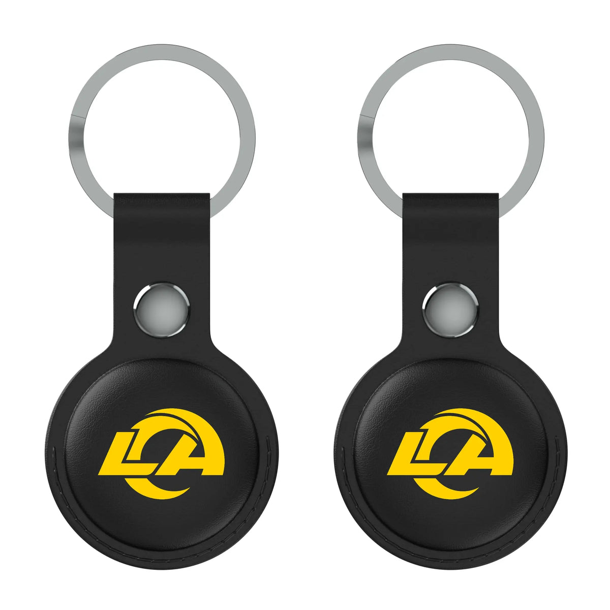 Los Angeles Rams Insignia AirTag Black Airtag Holder 2-Pack