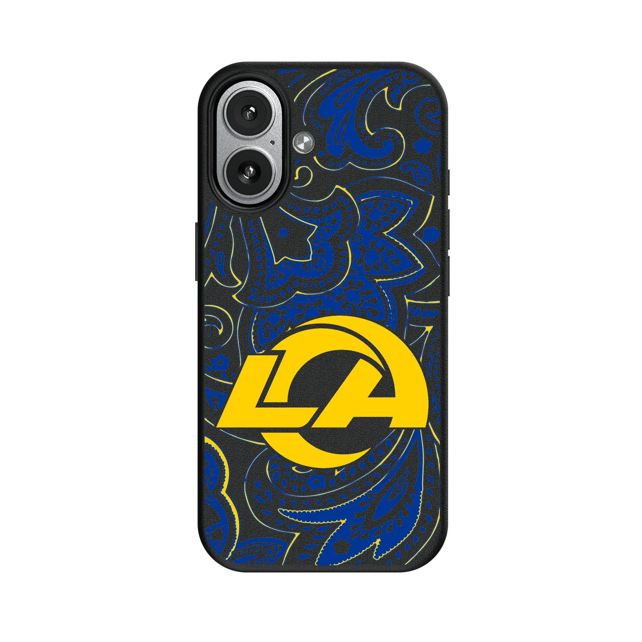 Los Angeles Rams Paisley iPhone MagSafe Compatible Phone Case for Apple iPhone#Device_iPhone 17