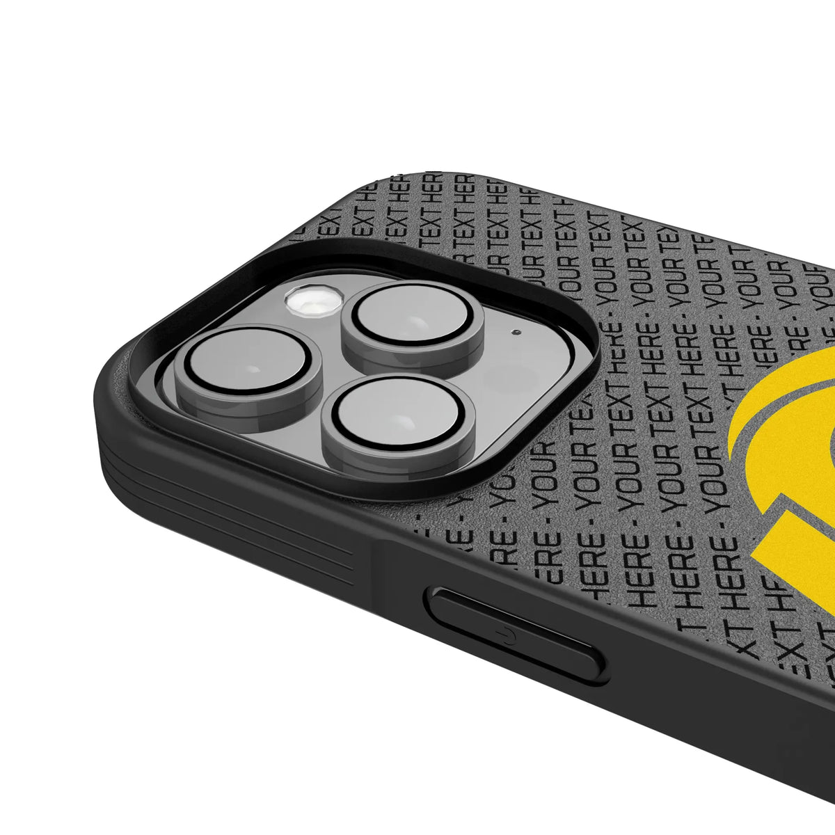Los Angeles Rams Personalized EndZone Plus iPhone Bump Phone Case for Apple iPhone - Detail