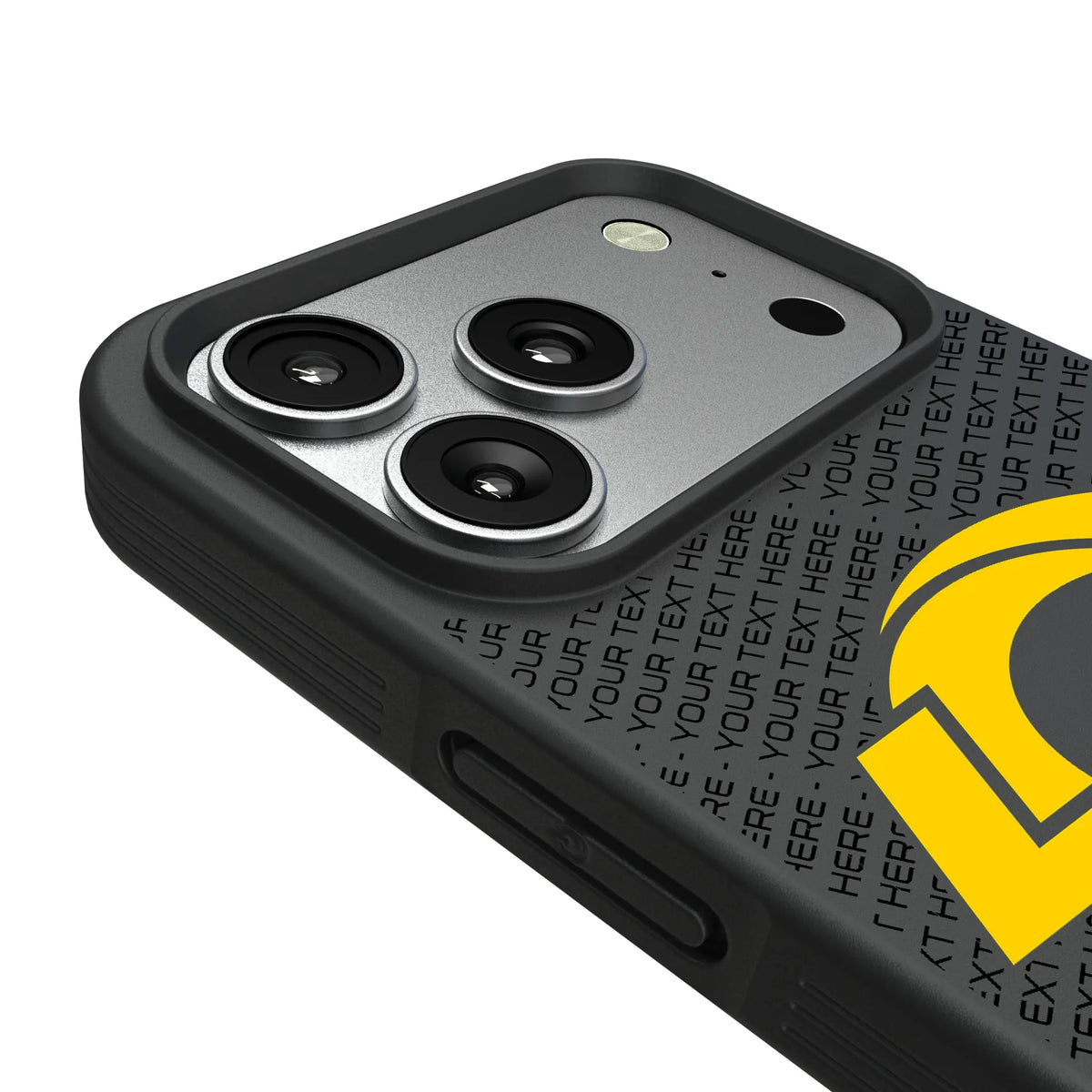 Los Angeles Rams Personalized EndZone Plus iPhone Bump Phone Case for Apple iPhone - Detail#Device_iPhone 17 Pro