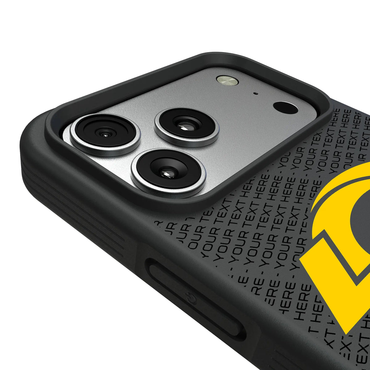 Los Angeles Rams Personalized EndZone Plus iPhone Bump Phone Case for Apple iPhone - Detail#Device_iPhone 17 Pro Max