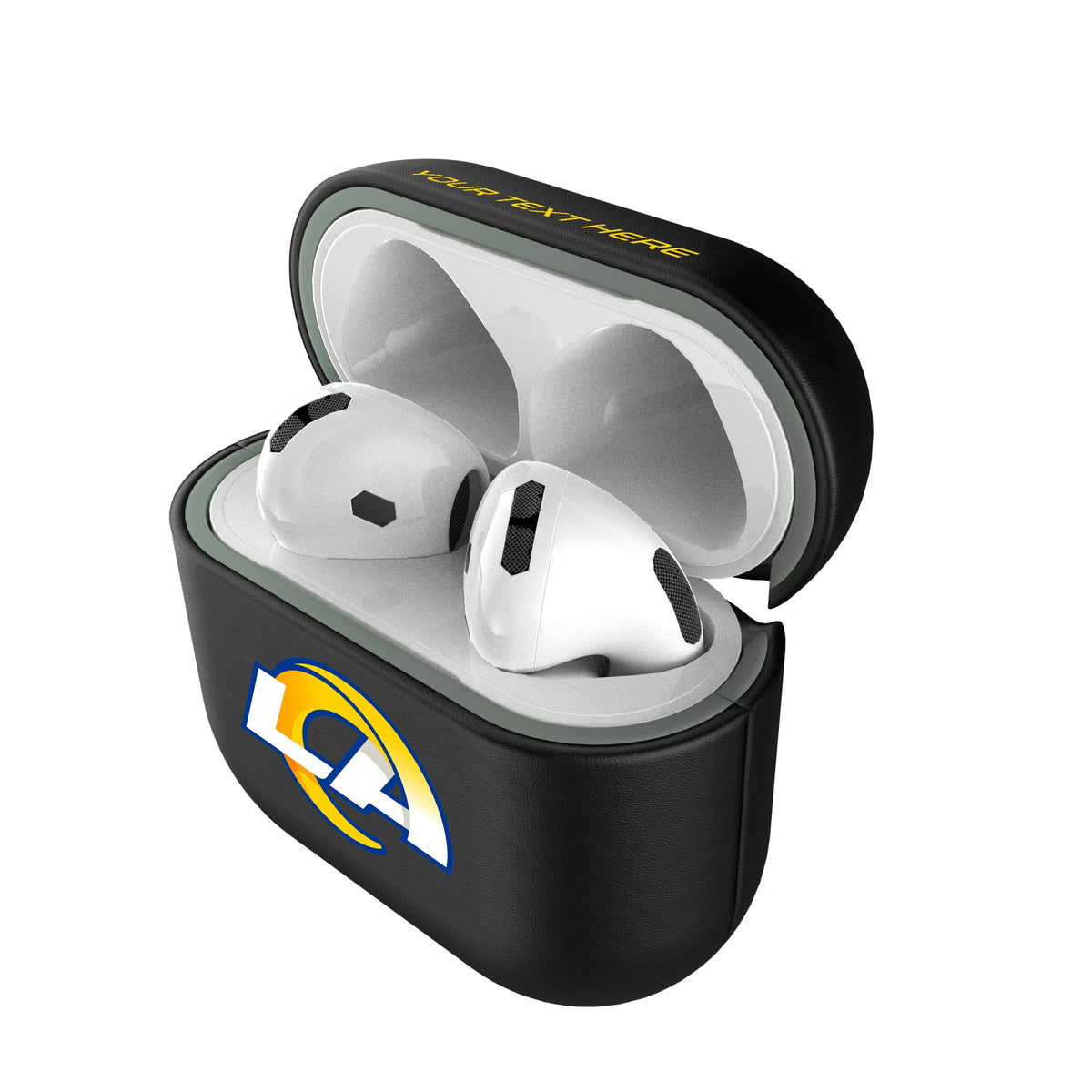 Los Angeles Rams Personalized Insignia AirPods AirPod Case Cover#Device_AirPods 4