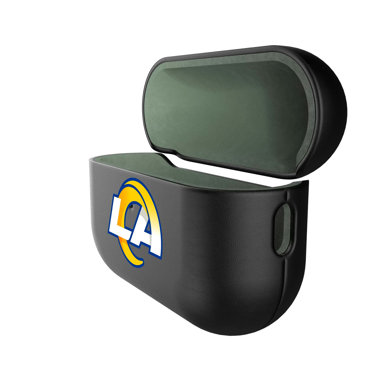 Los Angeles Rams Personalized Insignia AirPods AirPod Case Cover - Isometric View#Device_AirPods Pro 2nd Gen