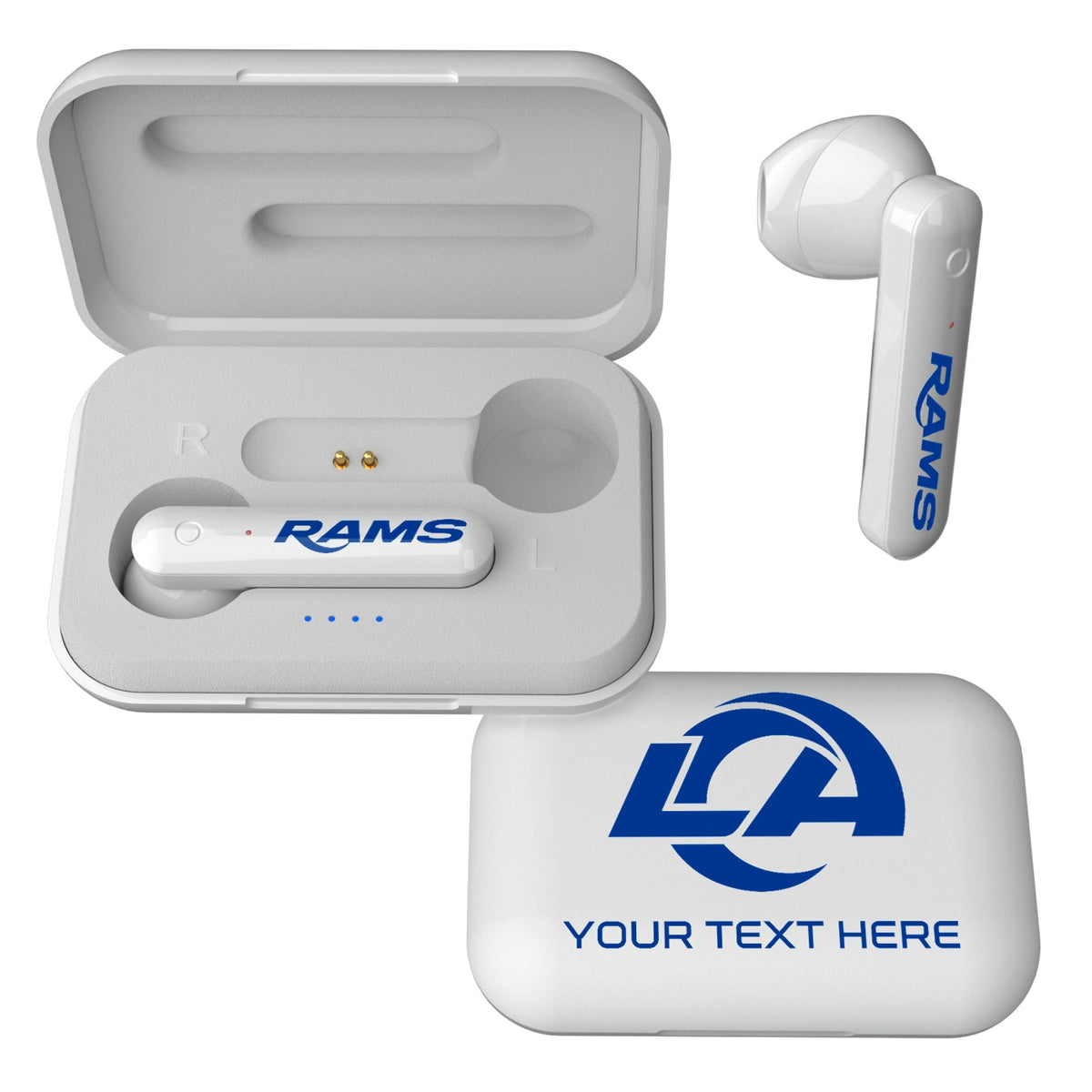 Los Angeles Rams Personalized Insignia Wireless TWS Earbuds