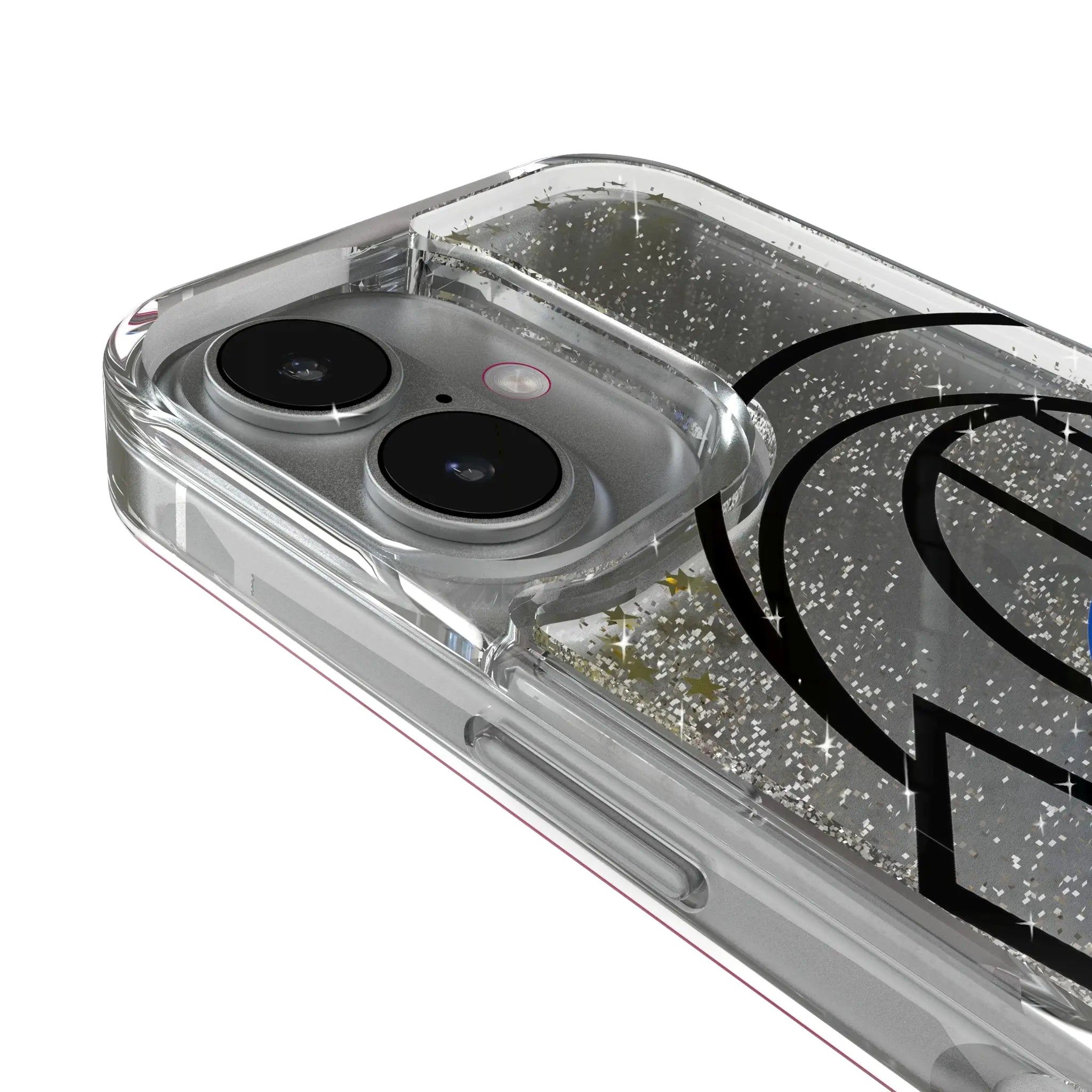 Los Angeles Rams Personalized Tilt iPhone Glitter Phone Case for Apple iPhone - Detail