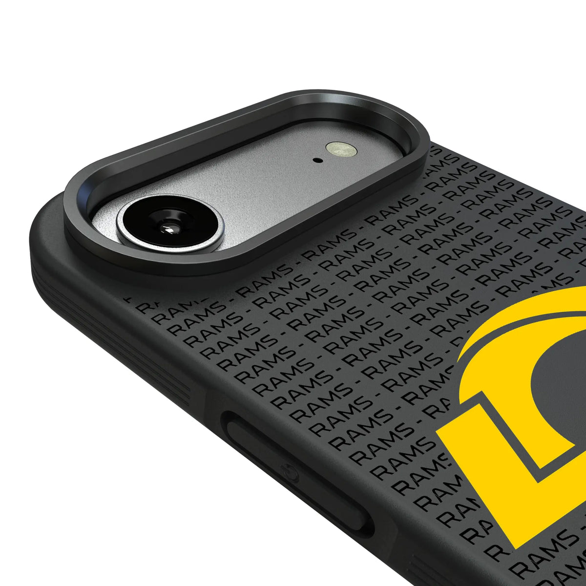 Los Angeles Rams Text Backdrop iPhone Bump Phone Case for Apple iPhone - Detail#Device_iPhone Air