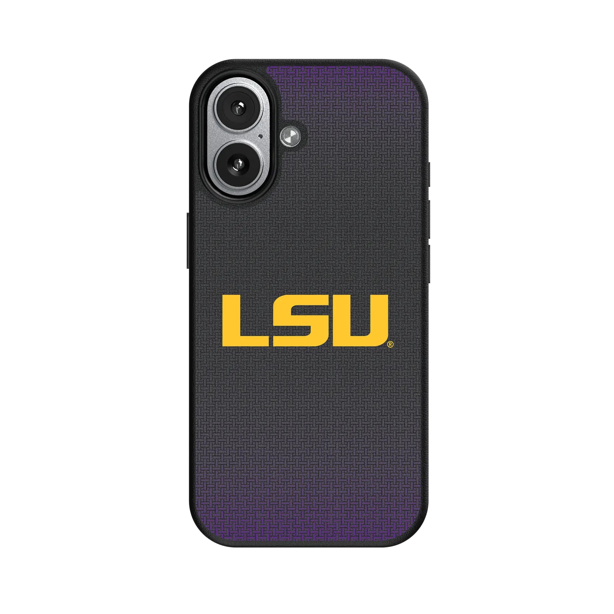 Louisiana State University Tigers Linen iPhone MagSafe Compatible Phone Case for Apple iPhone#Device_iPhone 17