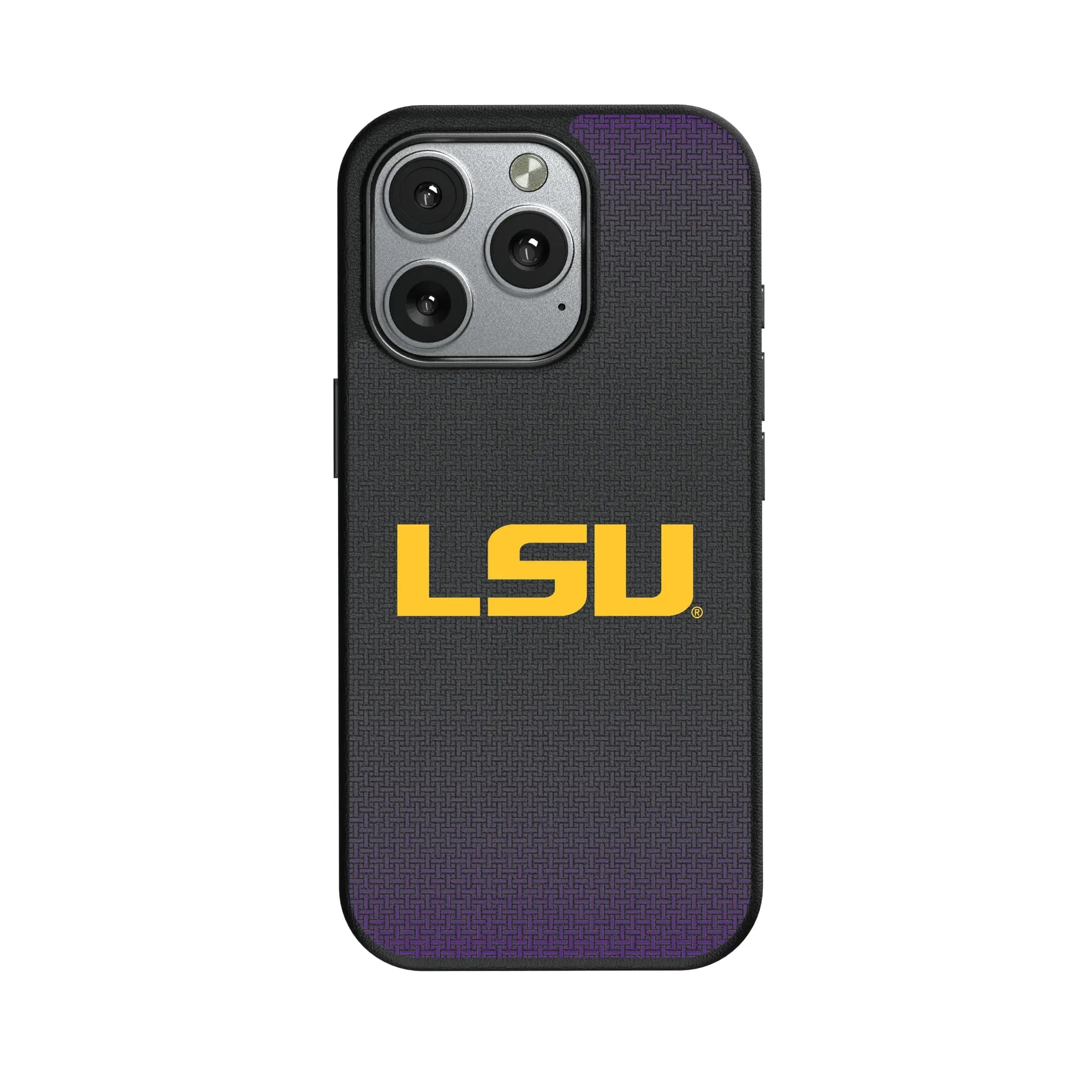 Louisiana State University Tigers Linen iPhone MagSafe Compatible Phone Case for Apple iPhone