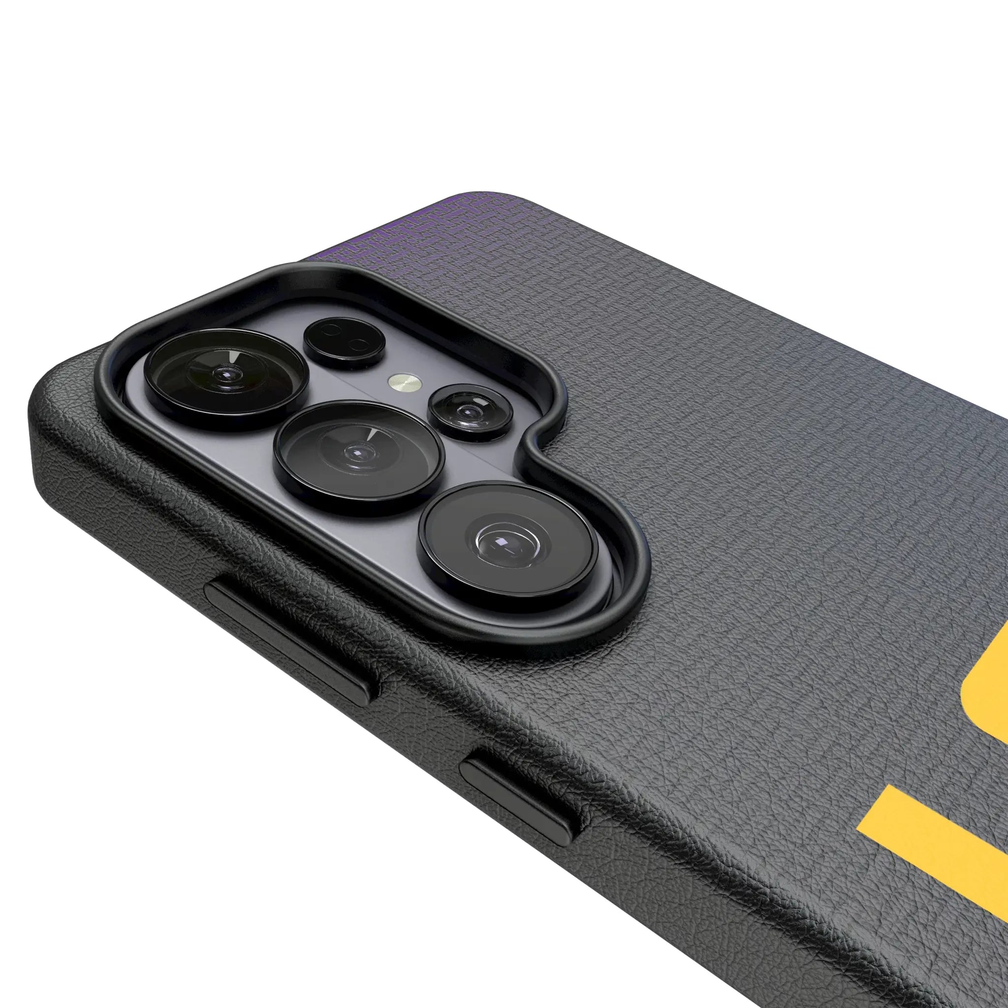 Louisiana State University Tigers Linen Galaxy MagSafe Compatible Phone Case for Samsung Galaxy - Detail#Device_Galaxy S26 Ultra