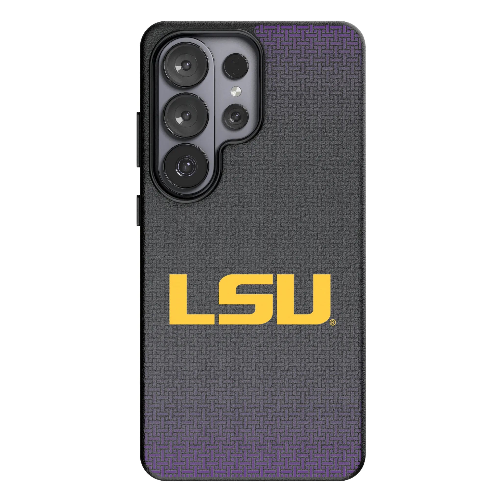 Louisiana State University Tigers Linen Galaxy MagSafe Compatible Phone Case for Samsung Galaxy#Device_Galaxy S26 Ultra