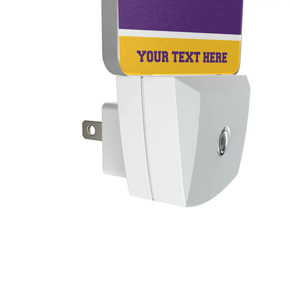 Louisiana State University Tigers Personalized Endzone Solid Night Light 2-Pack - Detail