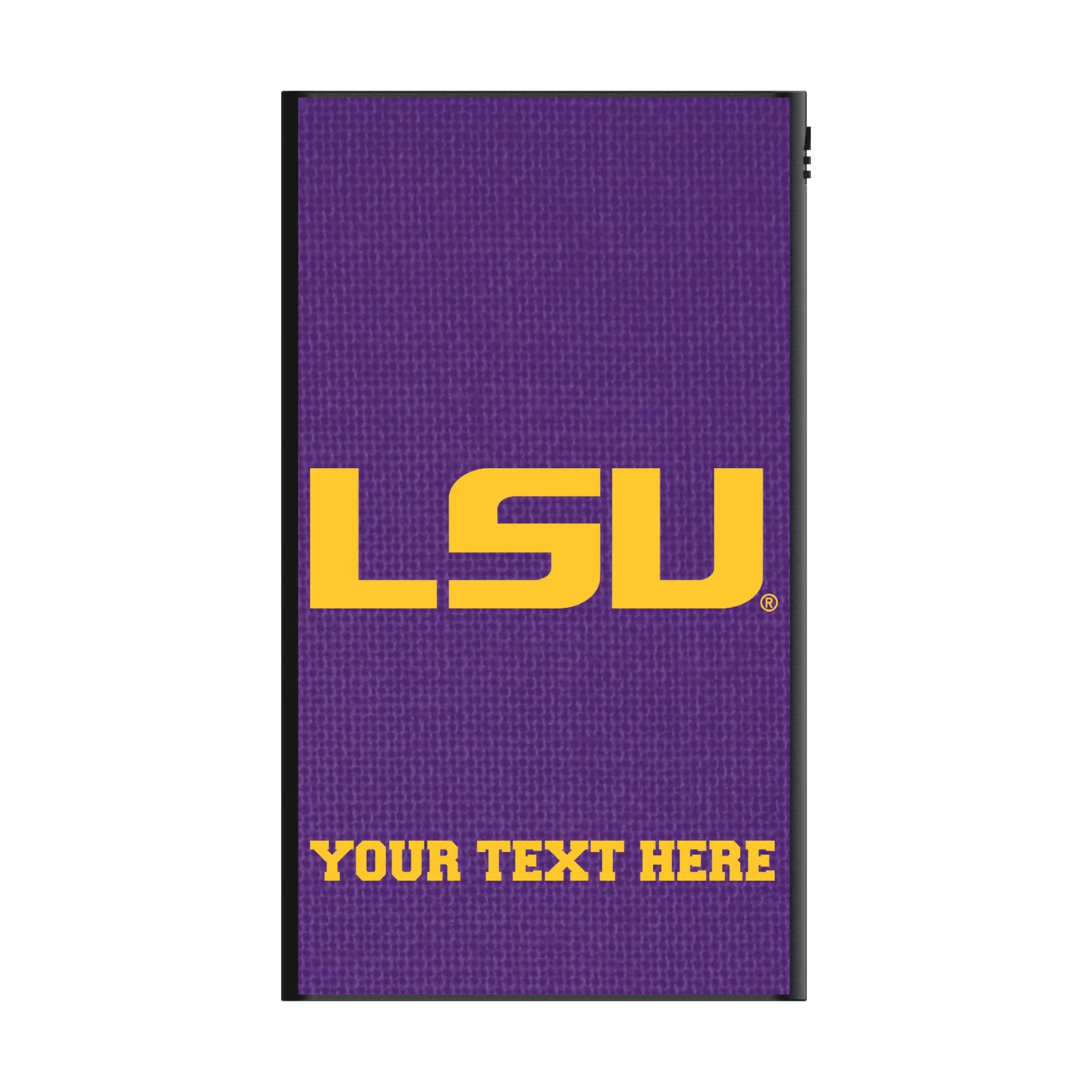 Louisiana State University Tigers Personalized Solid 5000mAh Flat Powerbank