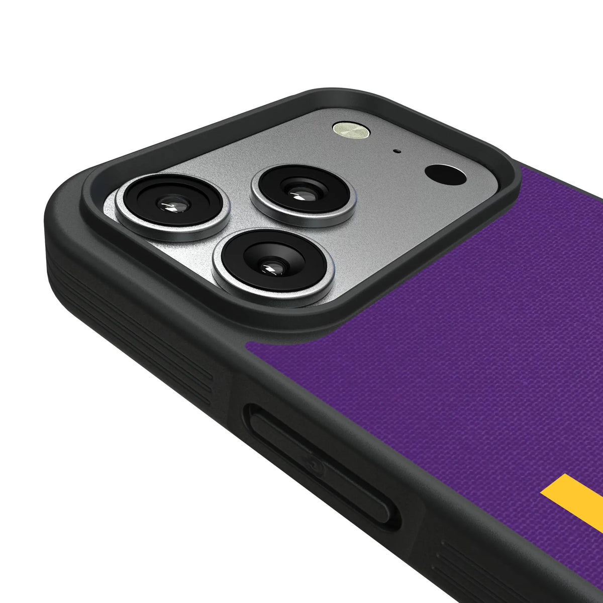 Louisiana State University Tigers Solid iPhone Bump Phone Case for Apple iPhone - Detail#Device_iPhone 17 Pro