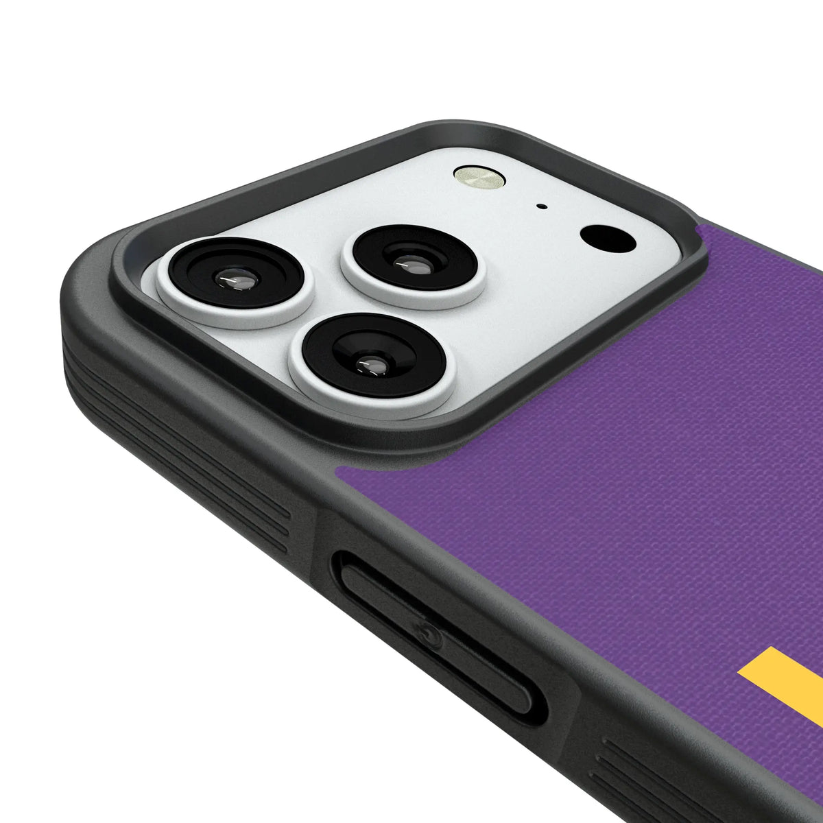 Louisiana State University Tigers Solid iPhone Bump Phone Case for Apple iPhone - Detail#Device_iPhone 18 Pro