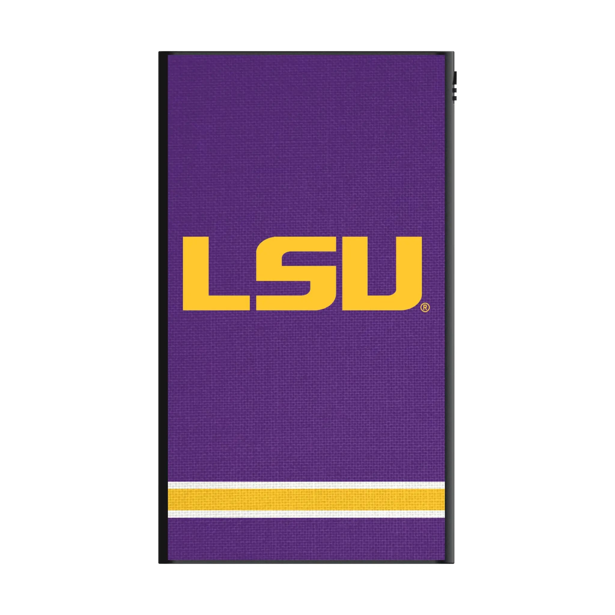 Louisiana State University Tigers Stripe 5000mAh Flat Power Bank