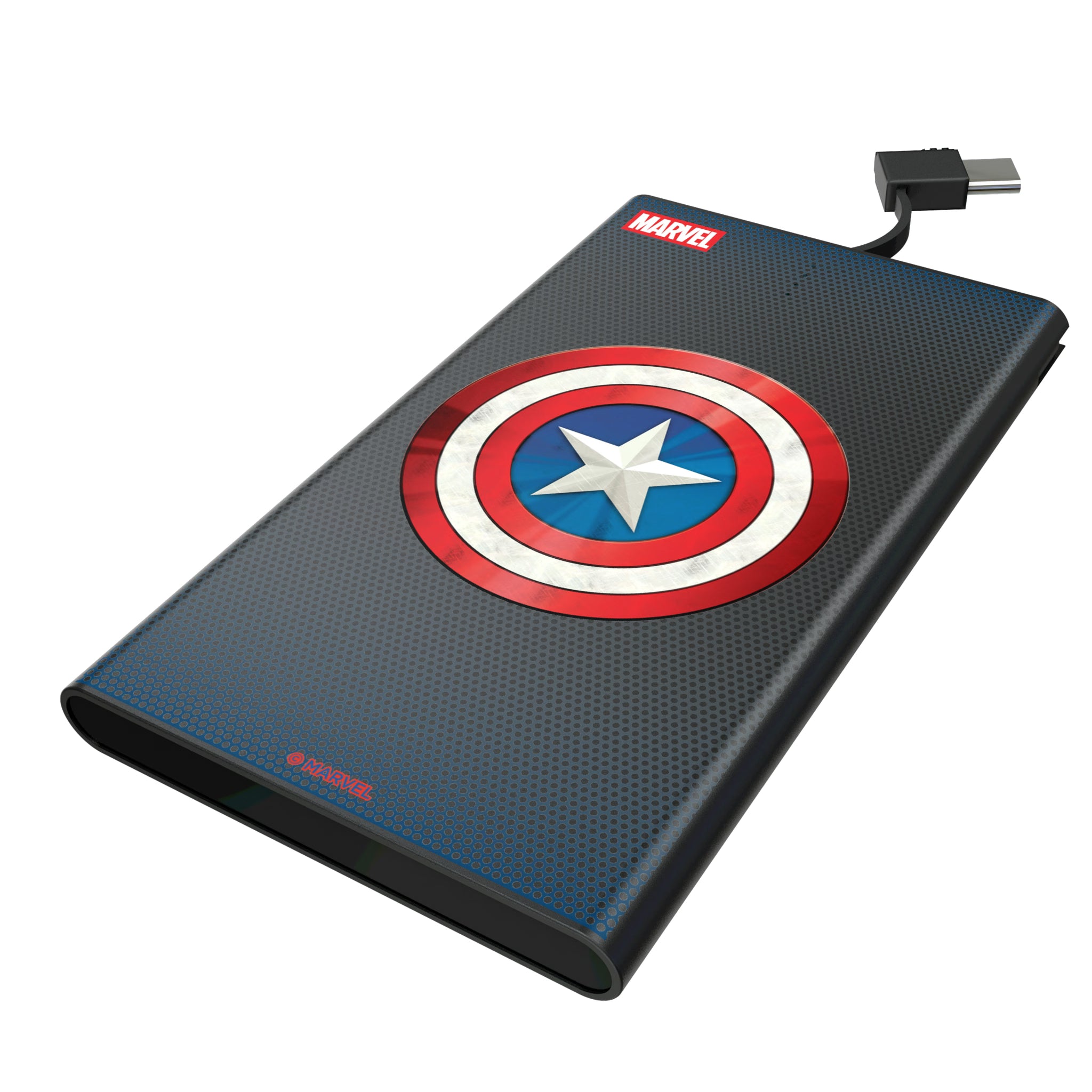 Marvel Avengers Captain America Grid 5000mAh Flat Powerbank