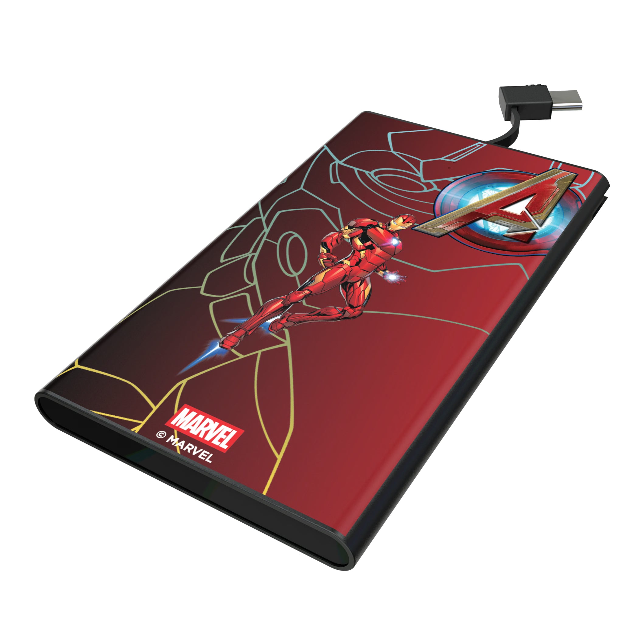 Marvel Avengers Iron Man MechLine 5000mAh Flat Powerbank