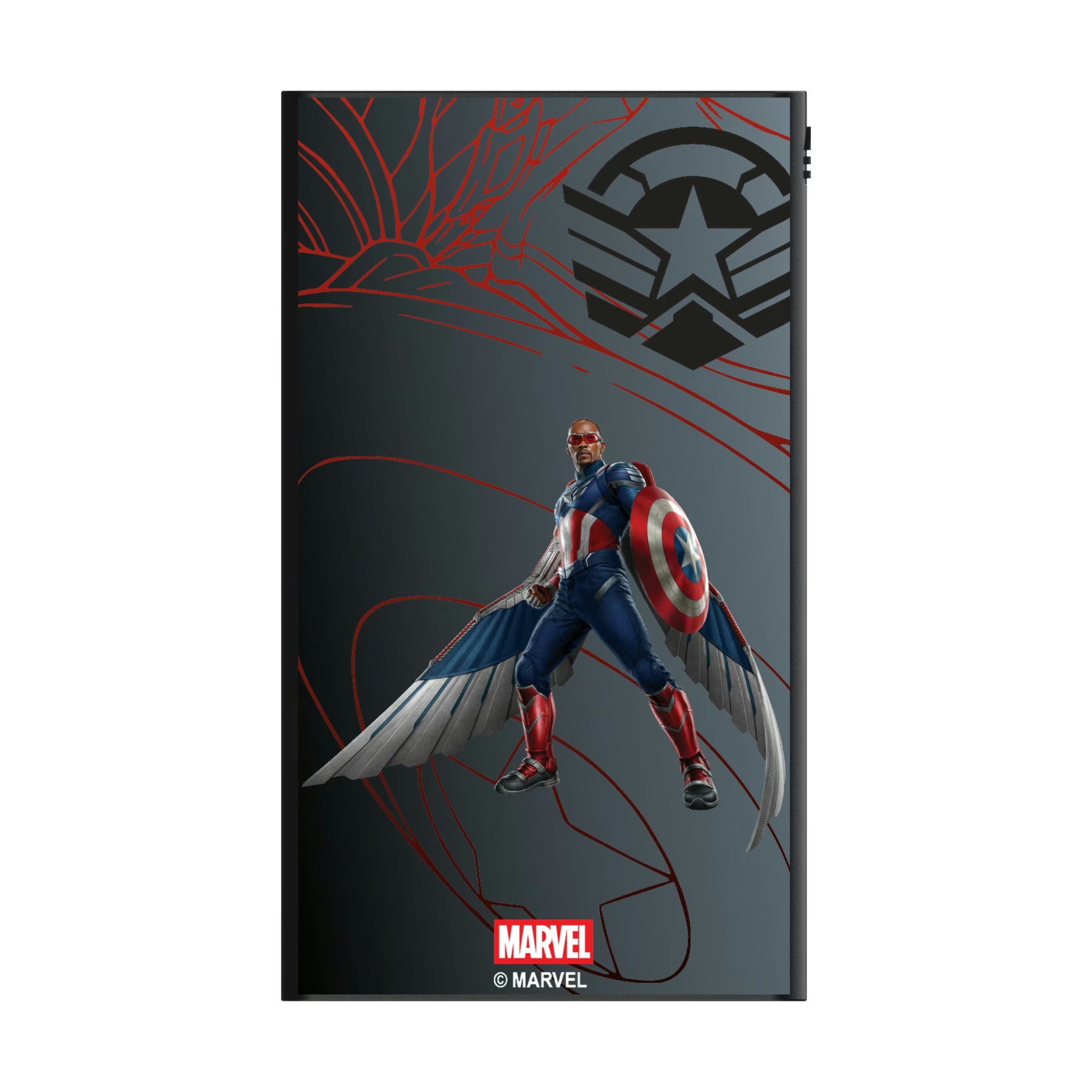 Marvel Avengers Sam Wilson Captain America MechLine 5000mAh Flat Powerbank
