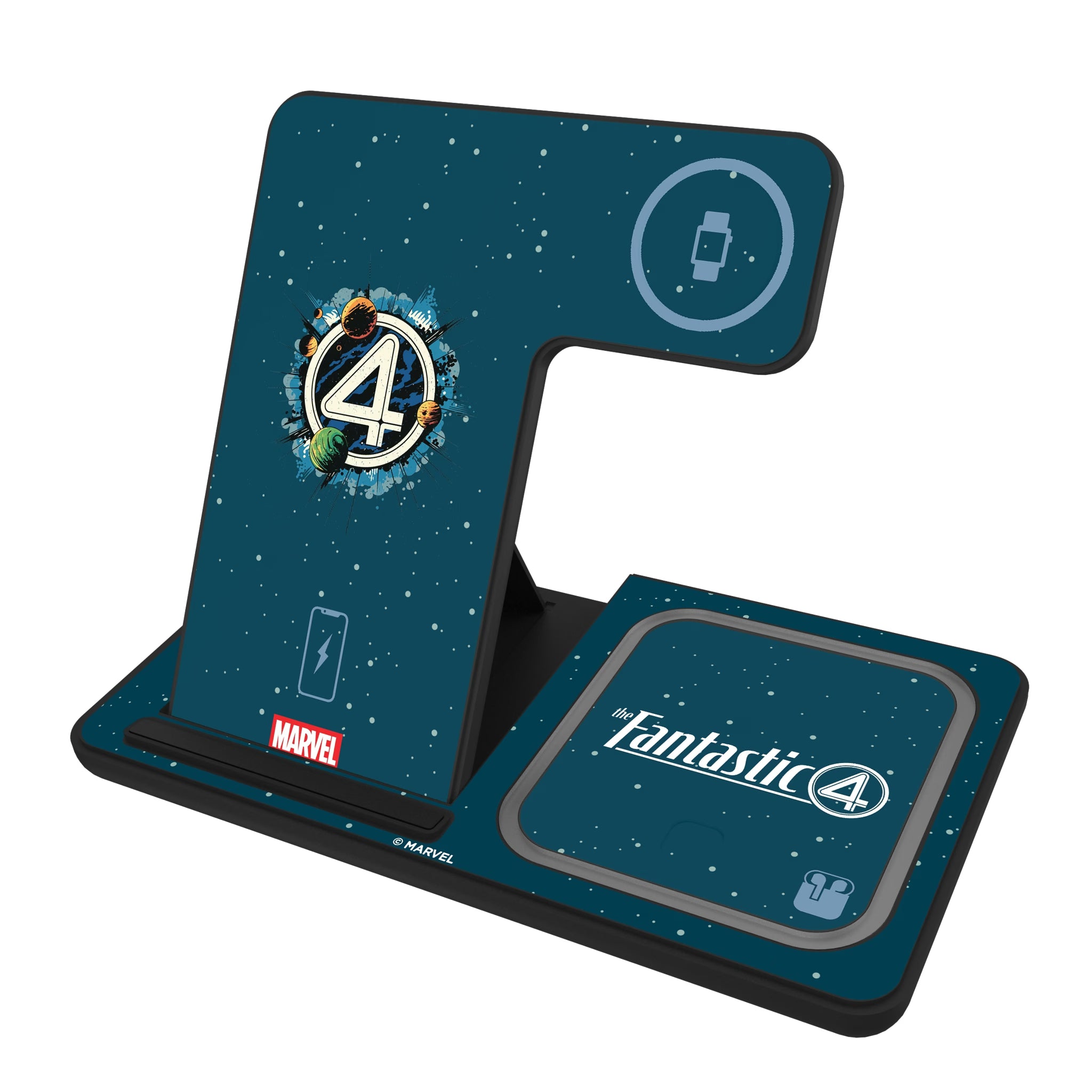 Marvel Fantastic Four Badge 3 in 1 Charging Station