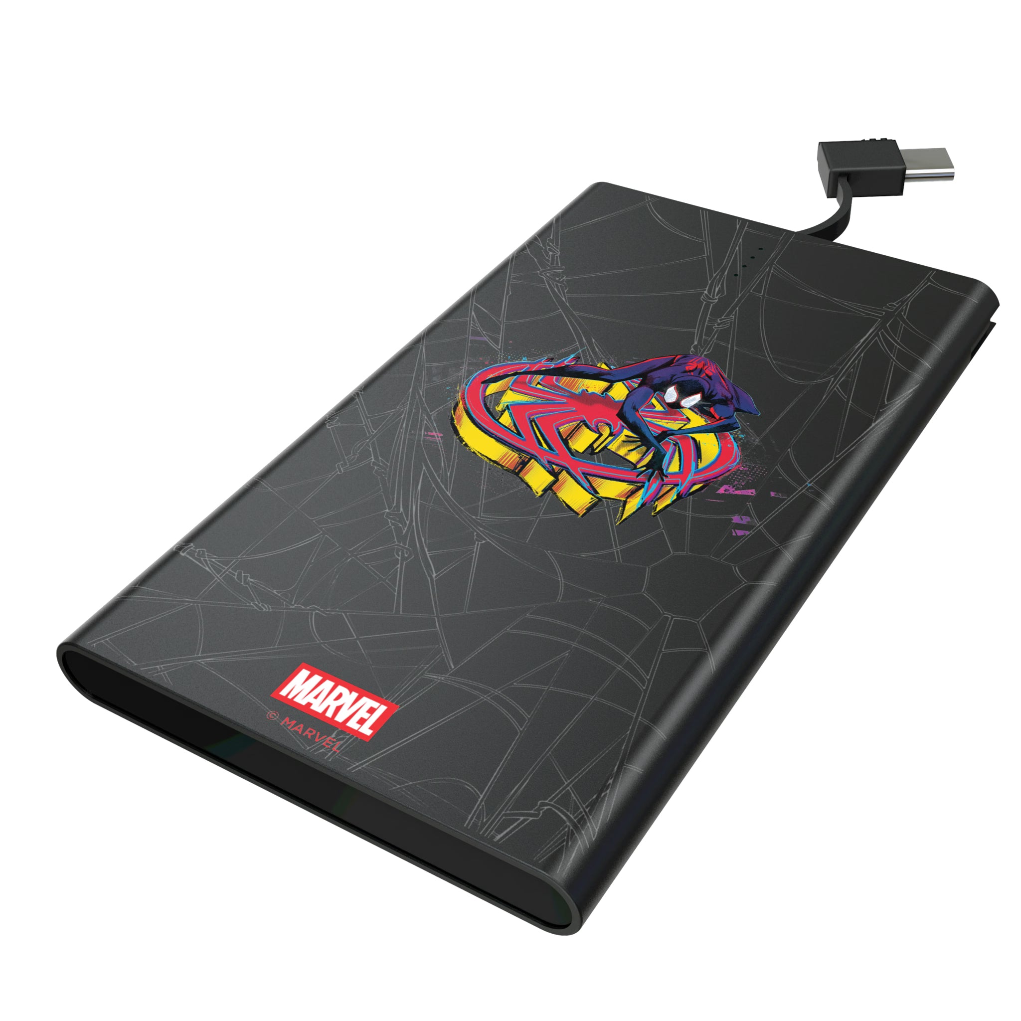 Marvel Miles Morales Badge 5000mAh Flat Powerbank