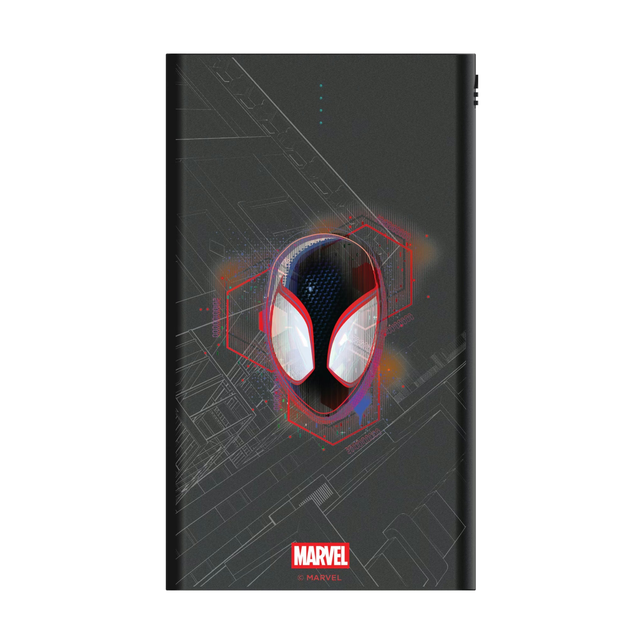 Marvel Miles Morales Badge 5000mAh Flat Powerbank