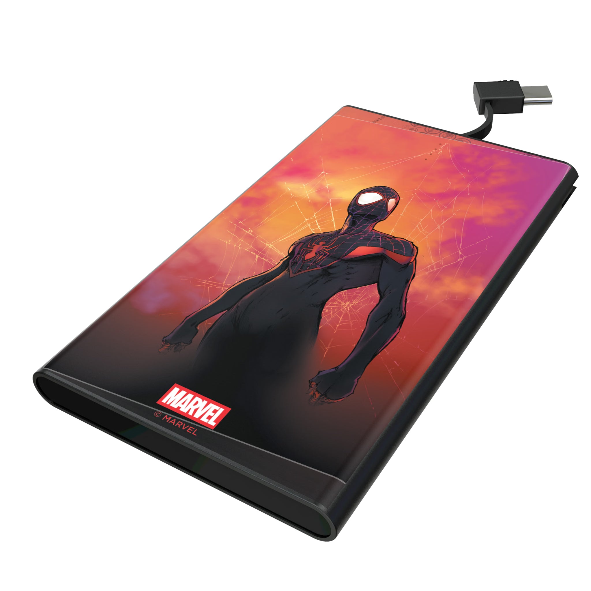 Marvel Miles Morales Cover Art 5000mAh Flat Powerbank