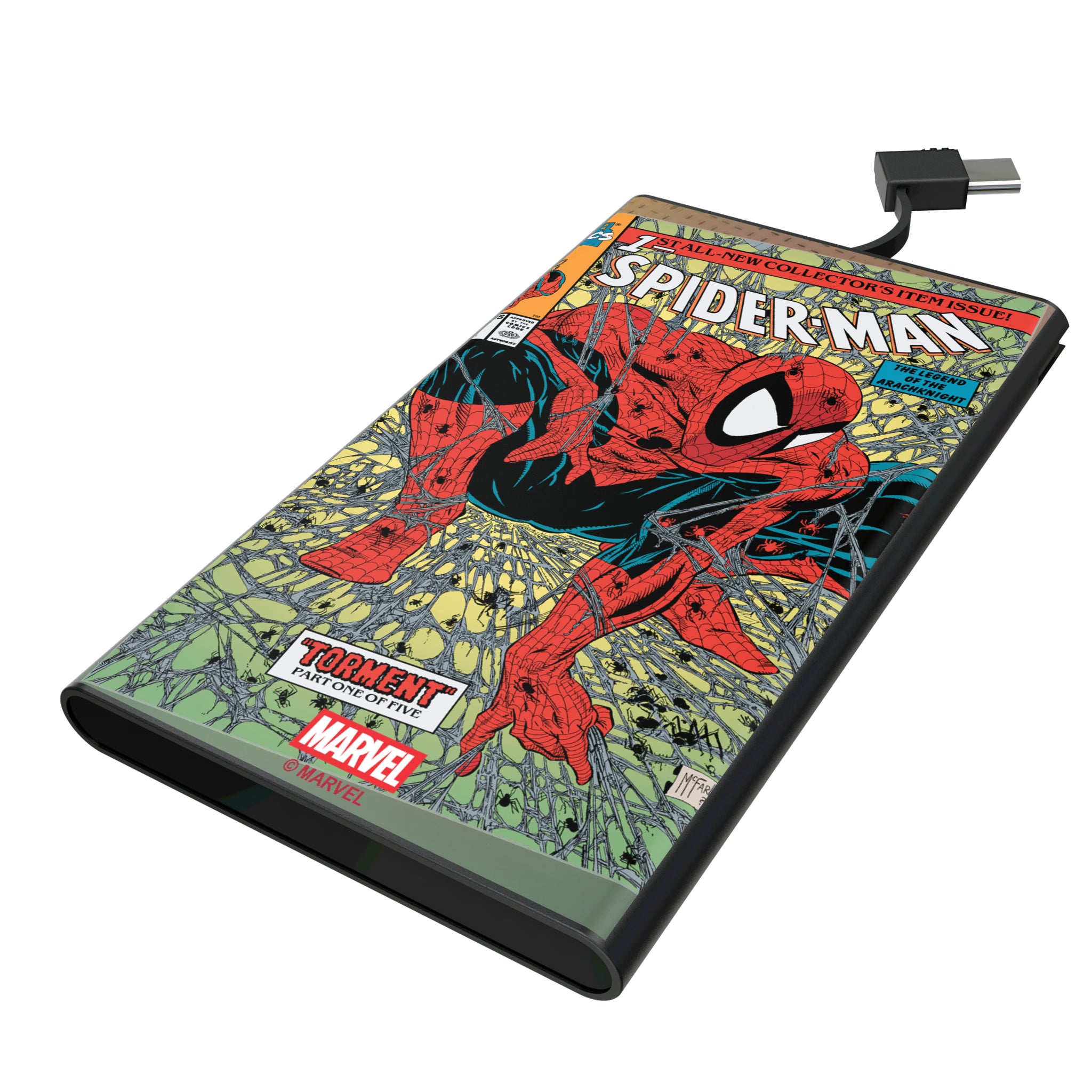 Marvel Spider-Man Classic Cover 5000mAh Flat Powerbank