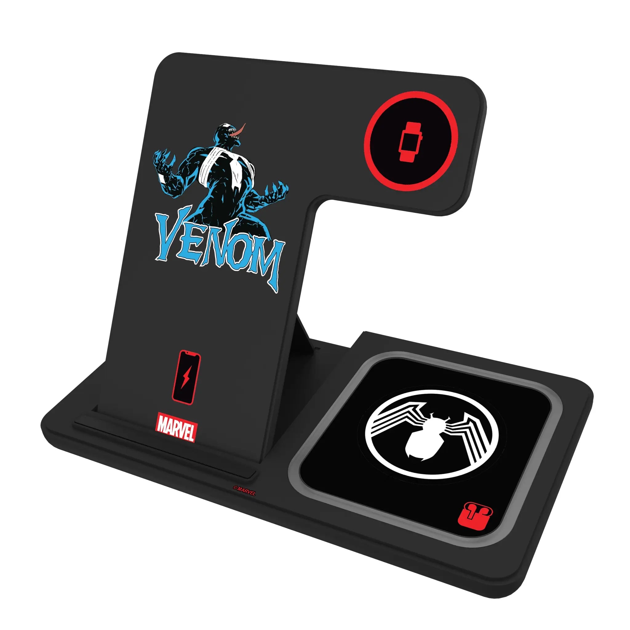 Marvel Venom Badge 3 in 1 Charging Station