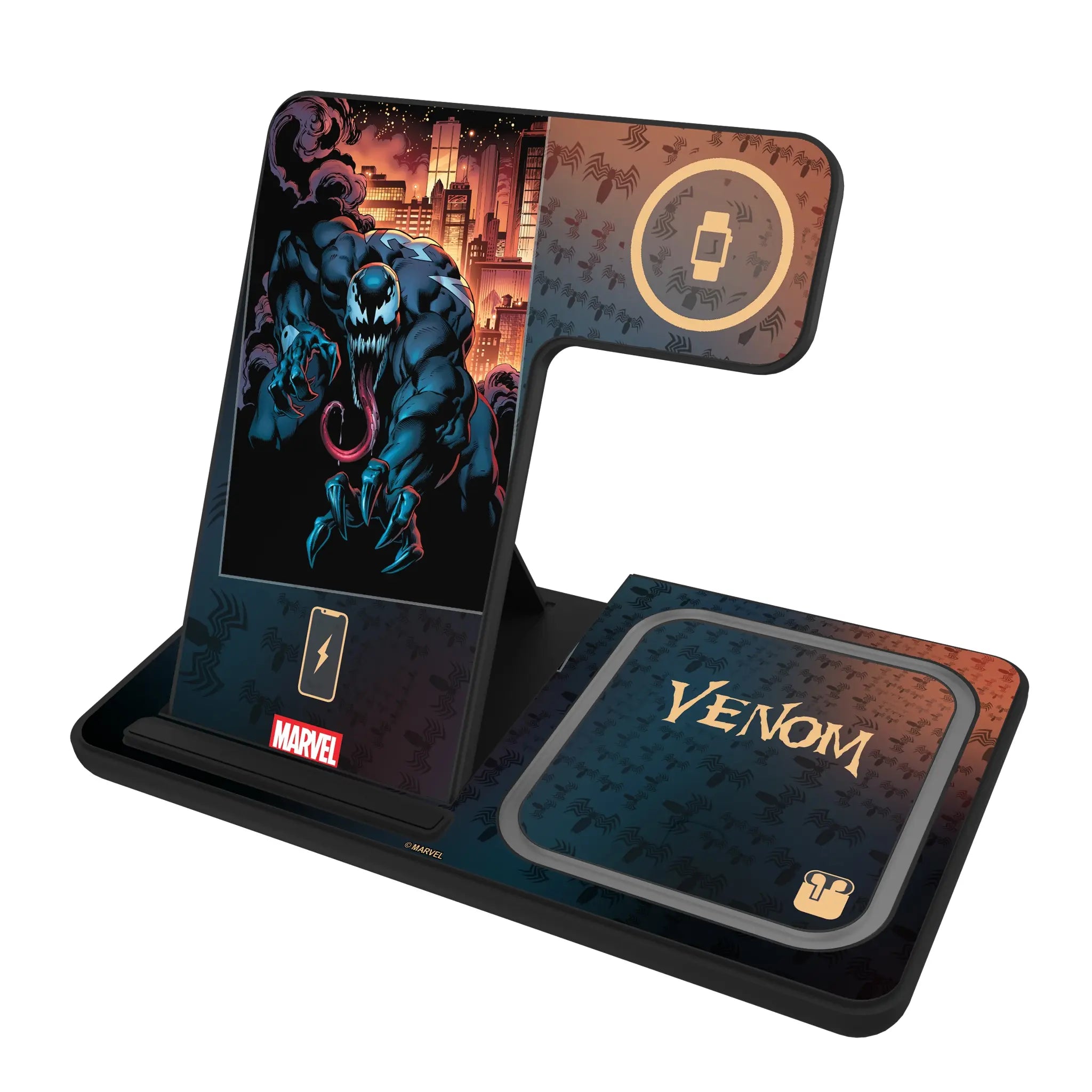 Marvel Venom Cover Art 3 in 1 Charging Station