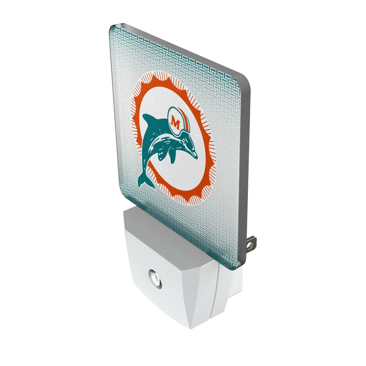 Miami Dolphins 1966-1973 Historic Collection Linen Night Light 2-Pack - Isometric View