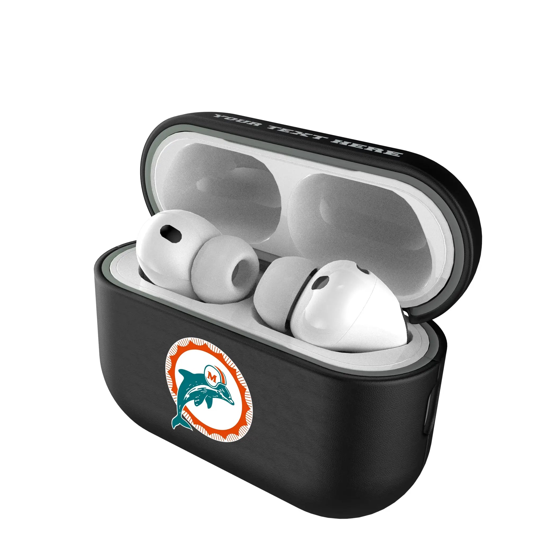 Miami Dolphins 1966-1973 Historic Collection Personalized Insignia AirPods AirPod Case Cover#Device_AirPods Pro 3