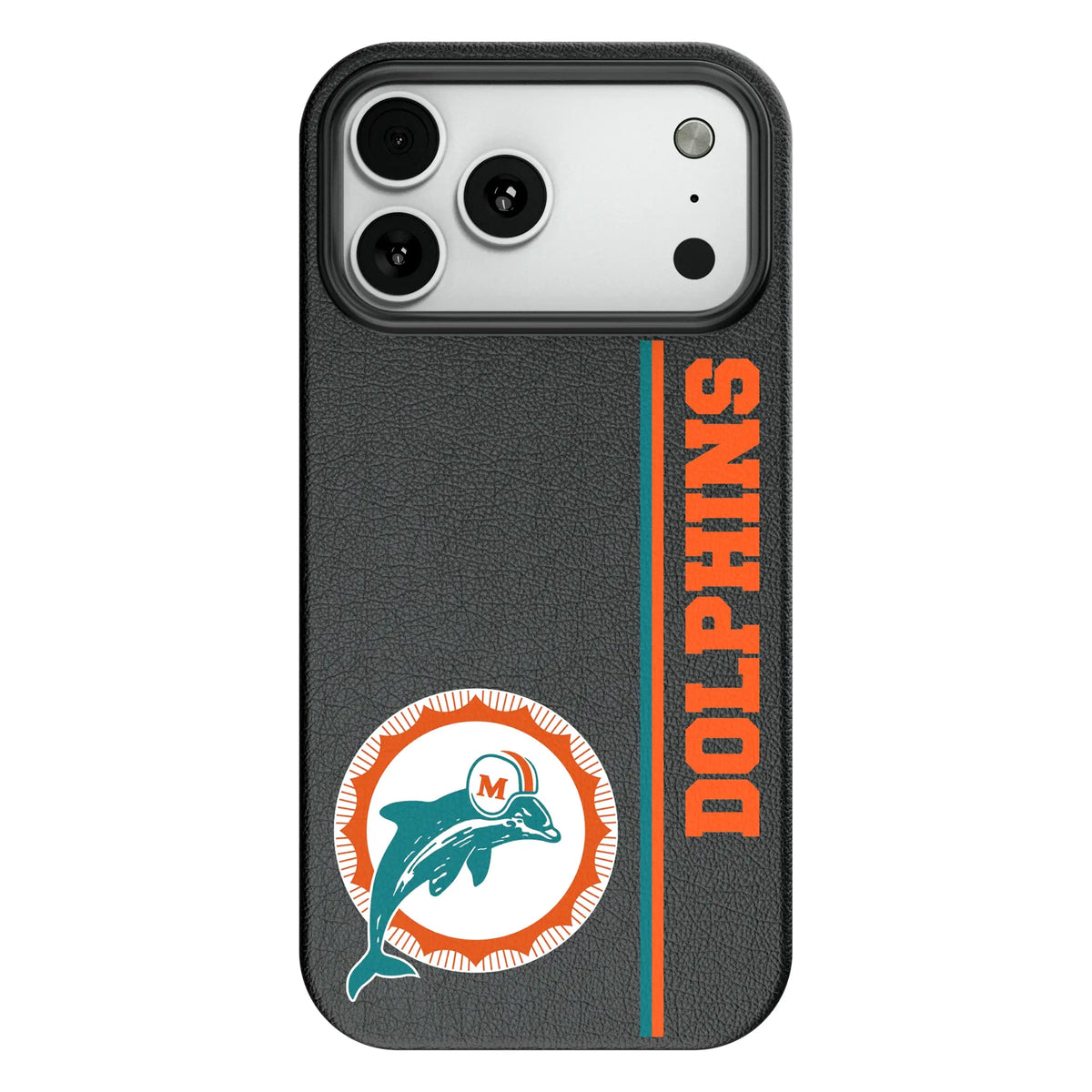 Miami Dolphins 1966-1973 Historic Collection Sidebar MagSafe Compatible Phone Case for Apple iPhone