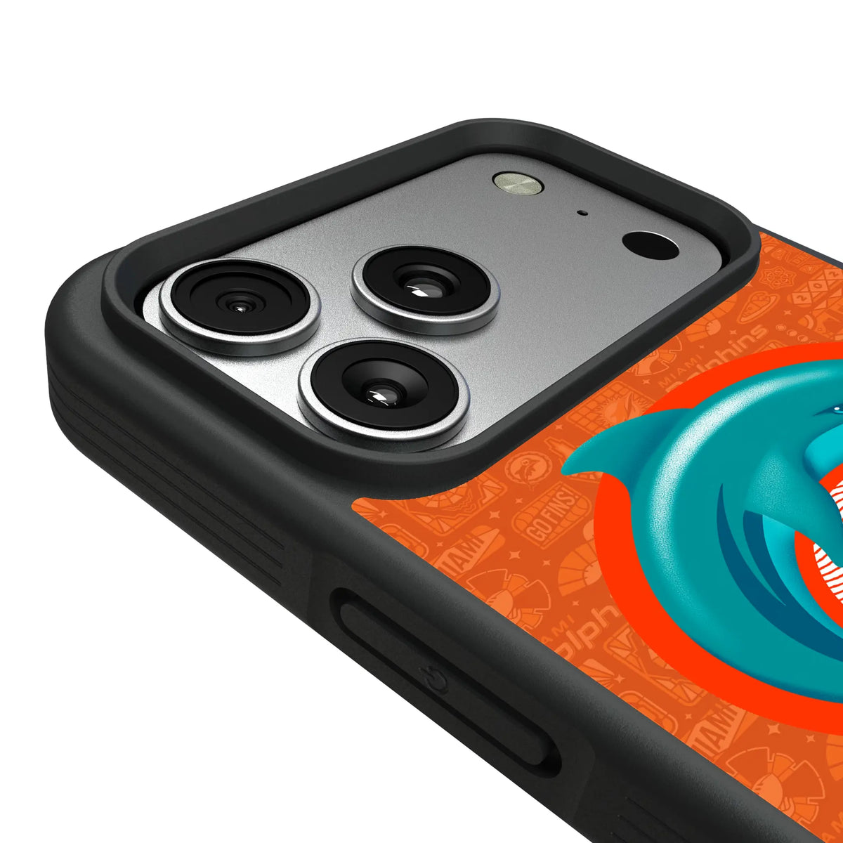 Miami Dolphins Deco iPhone Bump Phone Case for Apple iPhone - Detail#Device_iPhone 17 Pro Max