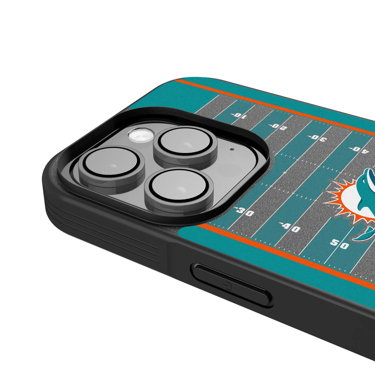 Miami Dolphins Field iPhone Bump Phone Case for Apple iPhone - Detail