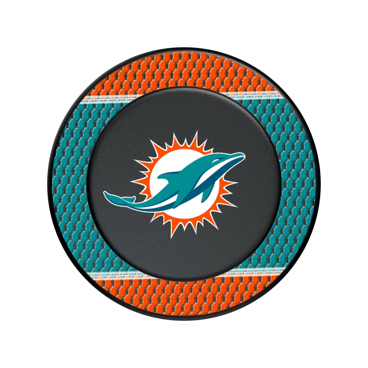 Miami Dolphins Mesh Popsockets Round Magnetic