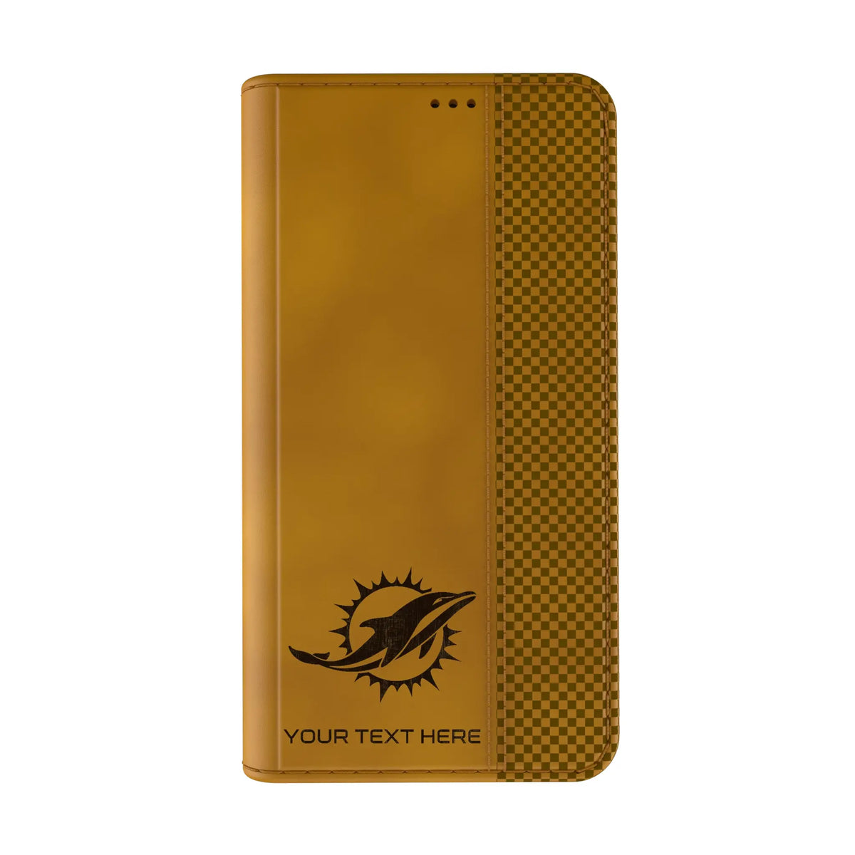 Miami Dolphins Personalized Burn iPhone Folio Phone Case for Apple iPhone