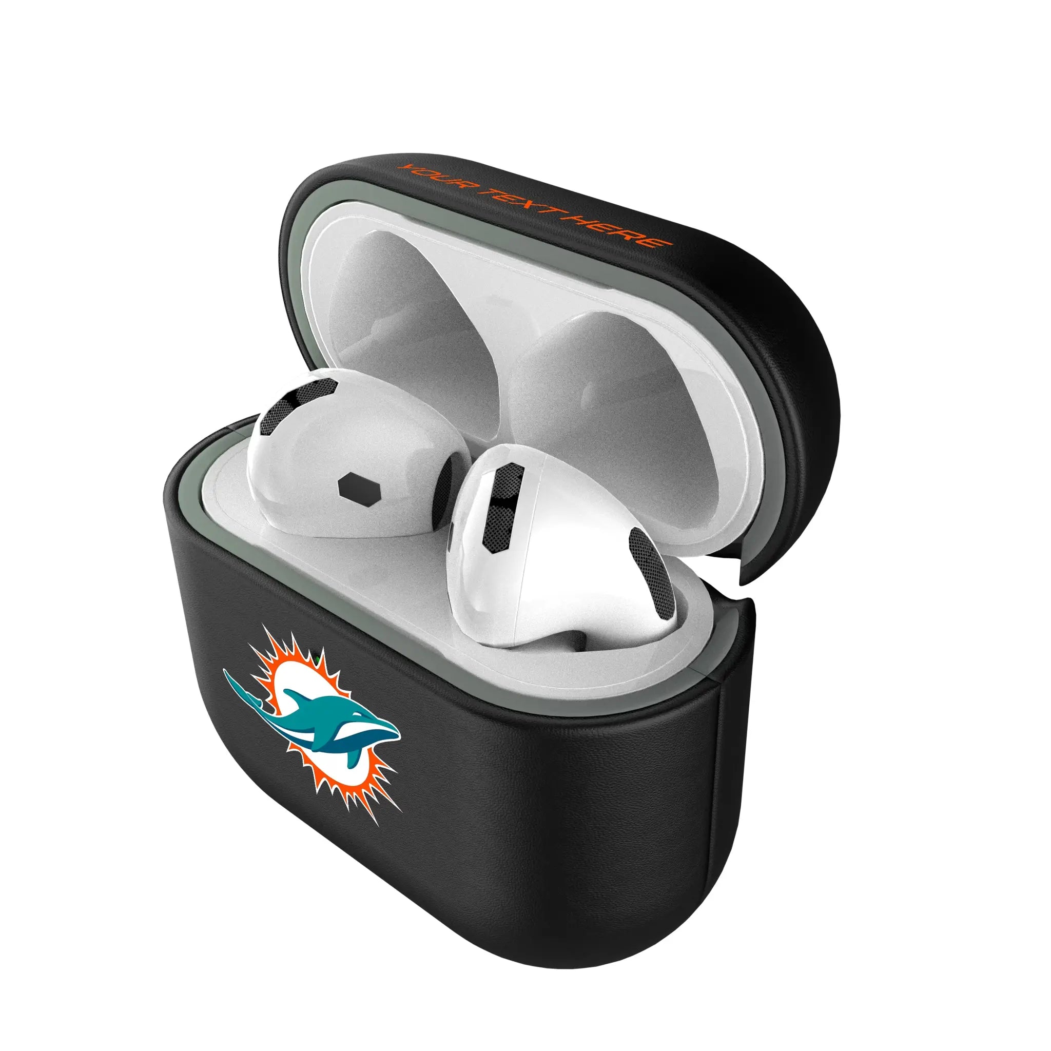 Miami Dolphins Personalized Insignia AirPods AirPod Case Cover#Device_AirPods 4