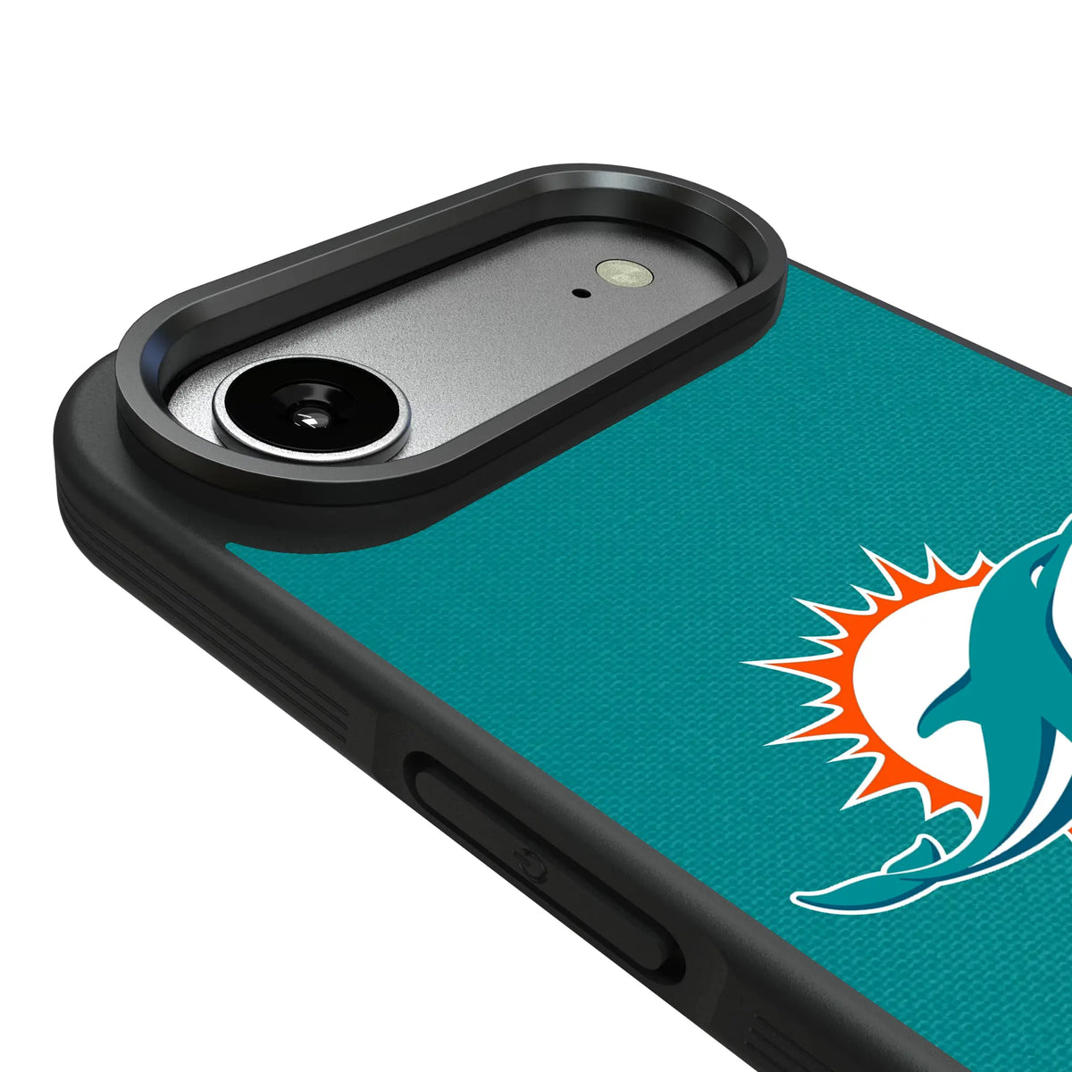 Miami Dolphins Personalized Stripe iPhone Bump Phone Case for Apple iPhone - Detail#Device_iPhone Air