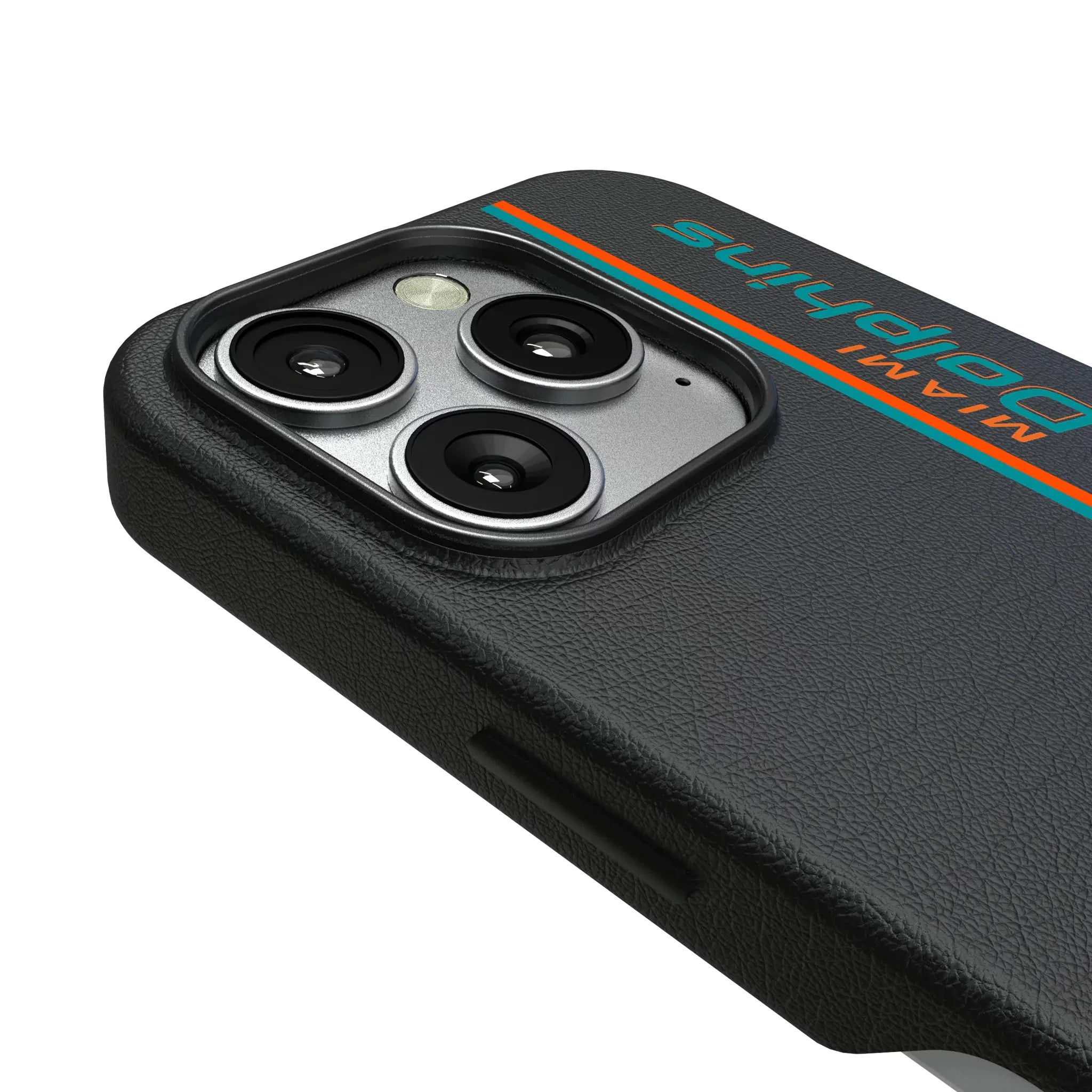 Miami Dolphins Sidebar iPhone MagSafe Compatible Phone Case for Apple iPhone - Detail