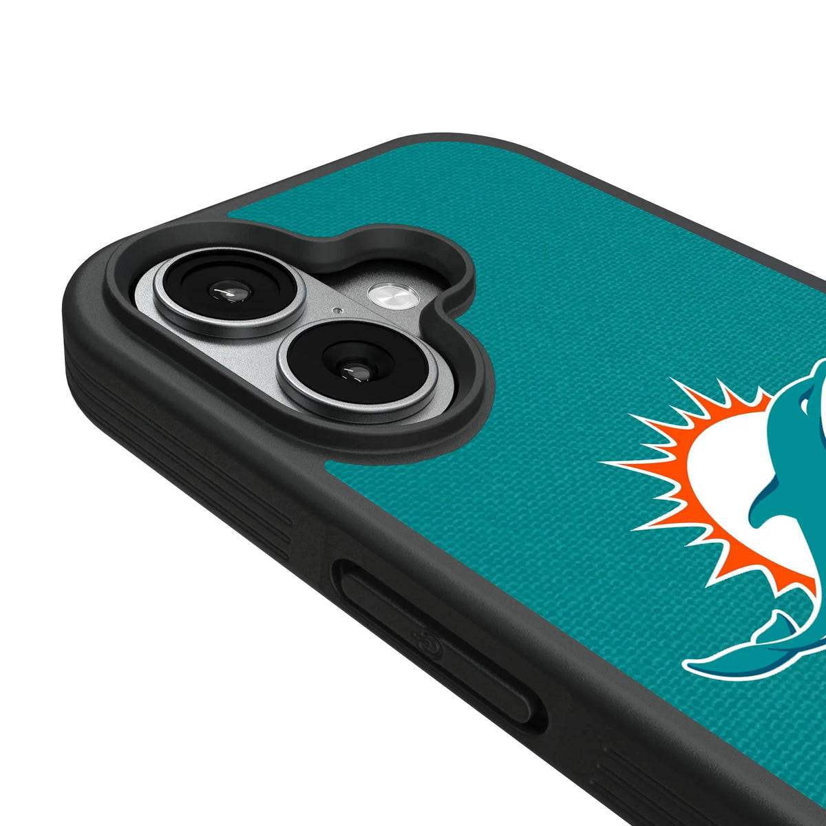 Miami Dolphins Stripe iPhone Bump Phone Case for Apple iPhone - Detail#Device_iPhone 17