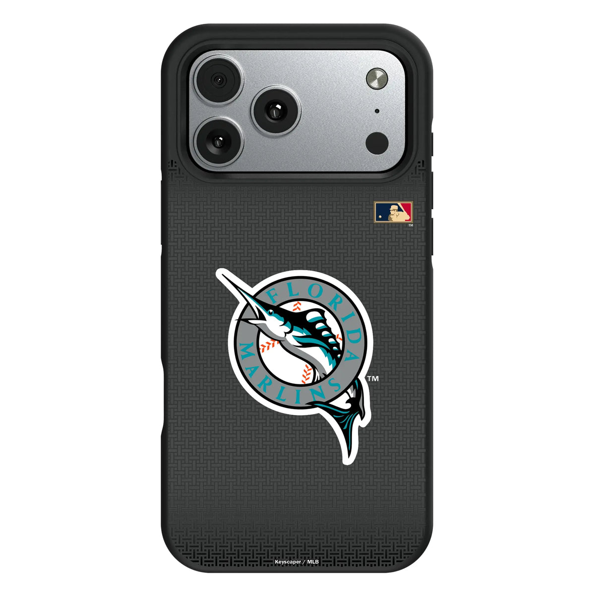 Miami Marlins 1993-2011 - Cooperstown Collection Linen iPhone Bump Phone Case for Apple iPhone#Device_iPhone 17 Pro Max