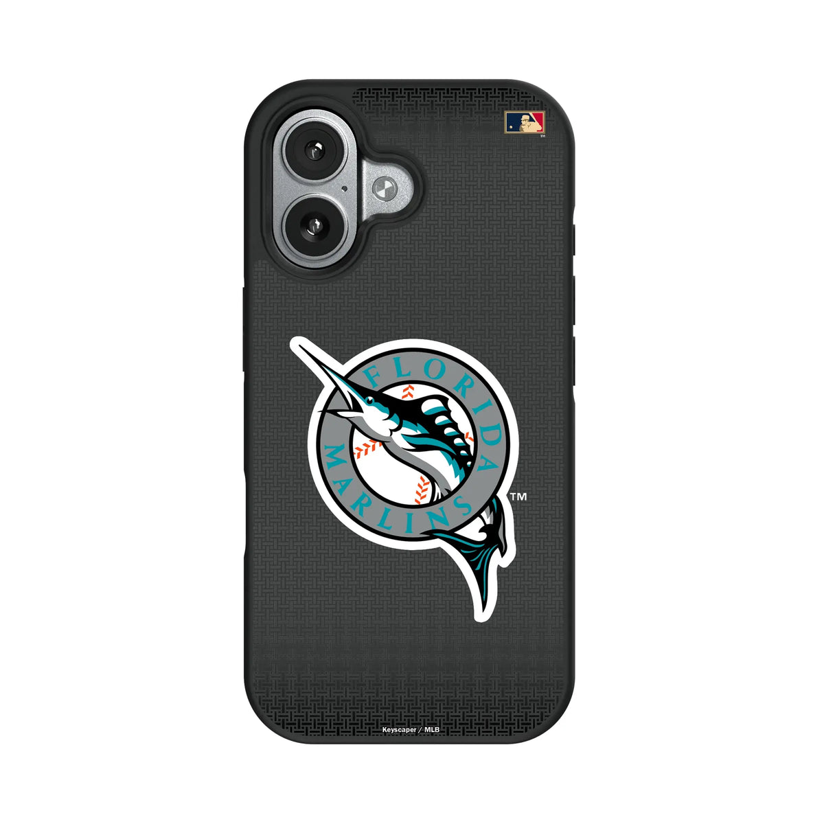 Miami Marlins 1993-2011 - Cooperstown Collection Linen iPhone Bump Phone Case for Apple iPhone#Device_iPhone 17