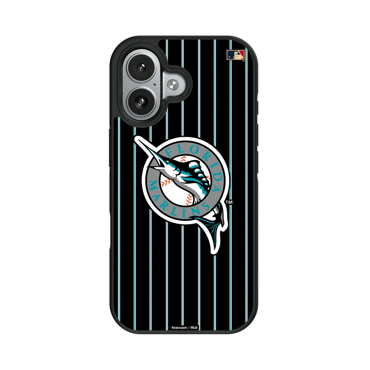 Miami Marlins 1993-2011 - Cooperstown Collection Pinstripe iPhone Bump Phone Case for Apple iPhone#Device_iPhone 17