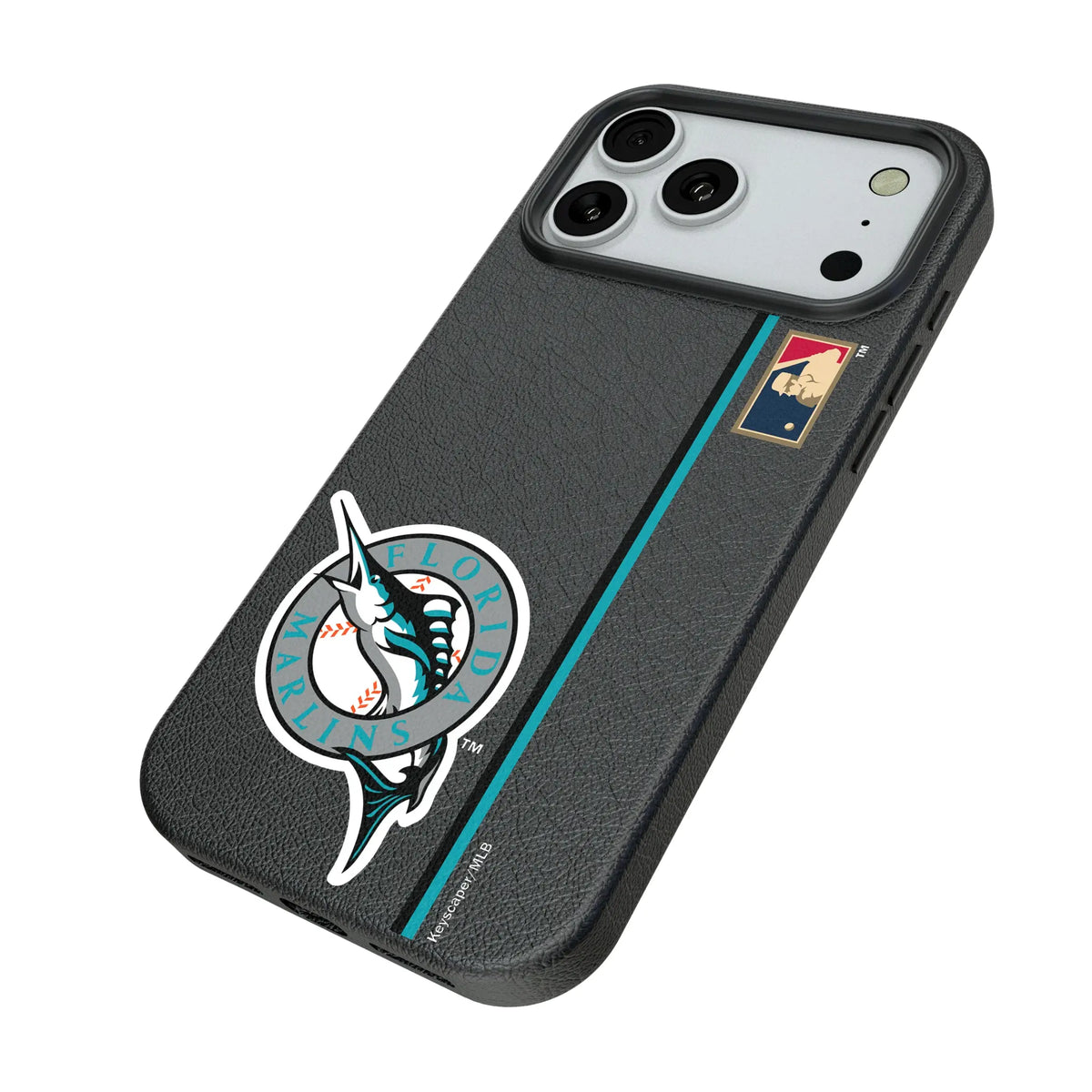 Miami Marlins 1993-2011 - Cooperstown Collection Sidebar iPhone MagSafe Compatible Phone Case for Apple iPhone - Isometric View#Device_iPhone 18 Pro Max