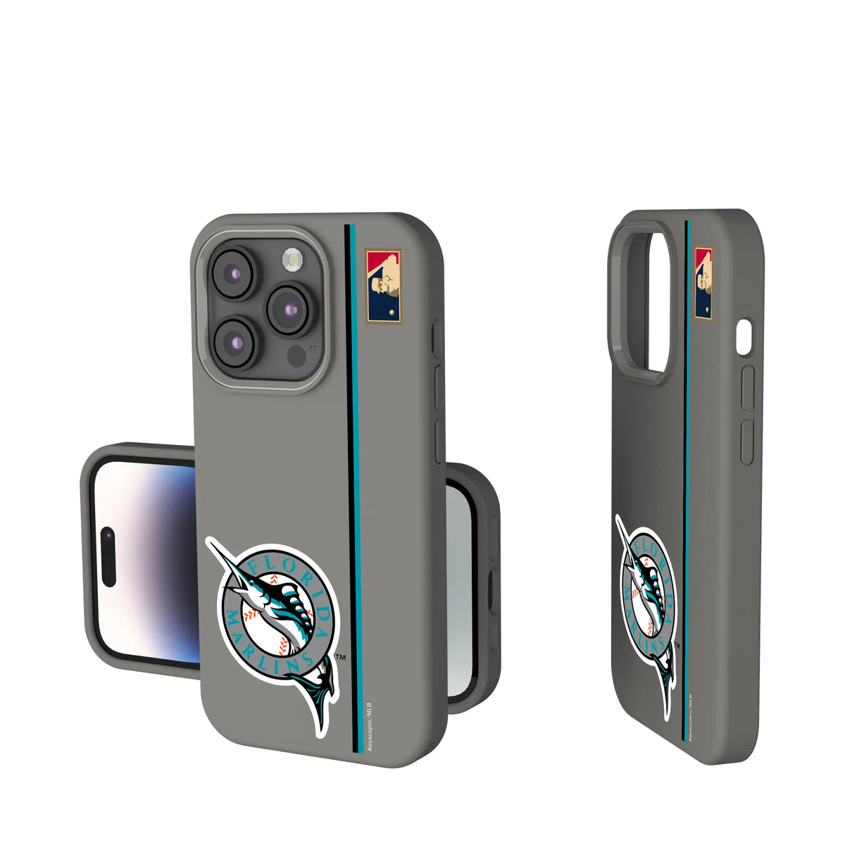 Miami Marlins 1993-2011 - Cooperstown Collection Sidebar iPhone Soft Touch Phone Case for Apple iPhone