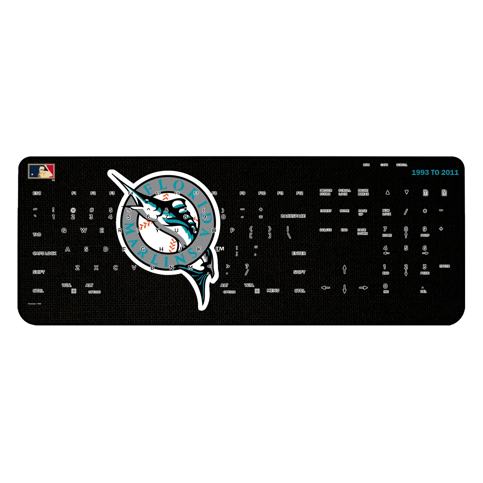 Miami Marlins 1993-2011 - Cooperstown Collection Solid Wireless USB Keyboard