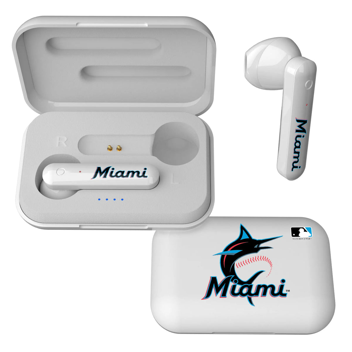 Miami Marlins Insignia Wireless TWS Earbuds
