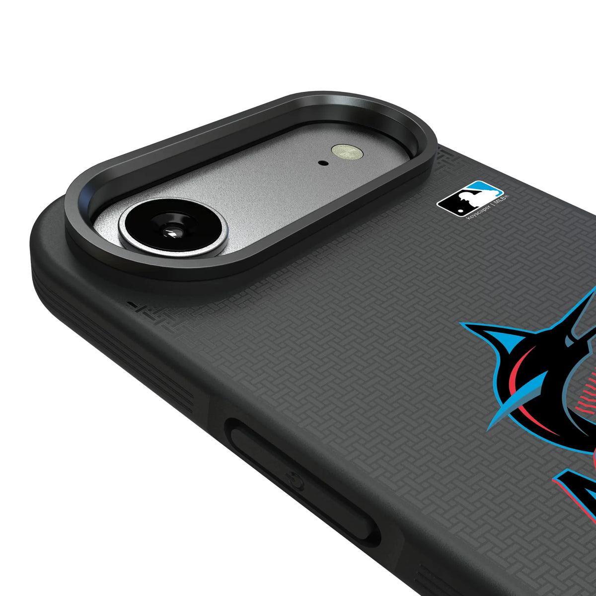 Miami Marlins Linen iPhone Bump Phone Case for Apple iPhone - Detail#Device_iPhone Air