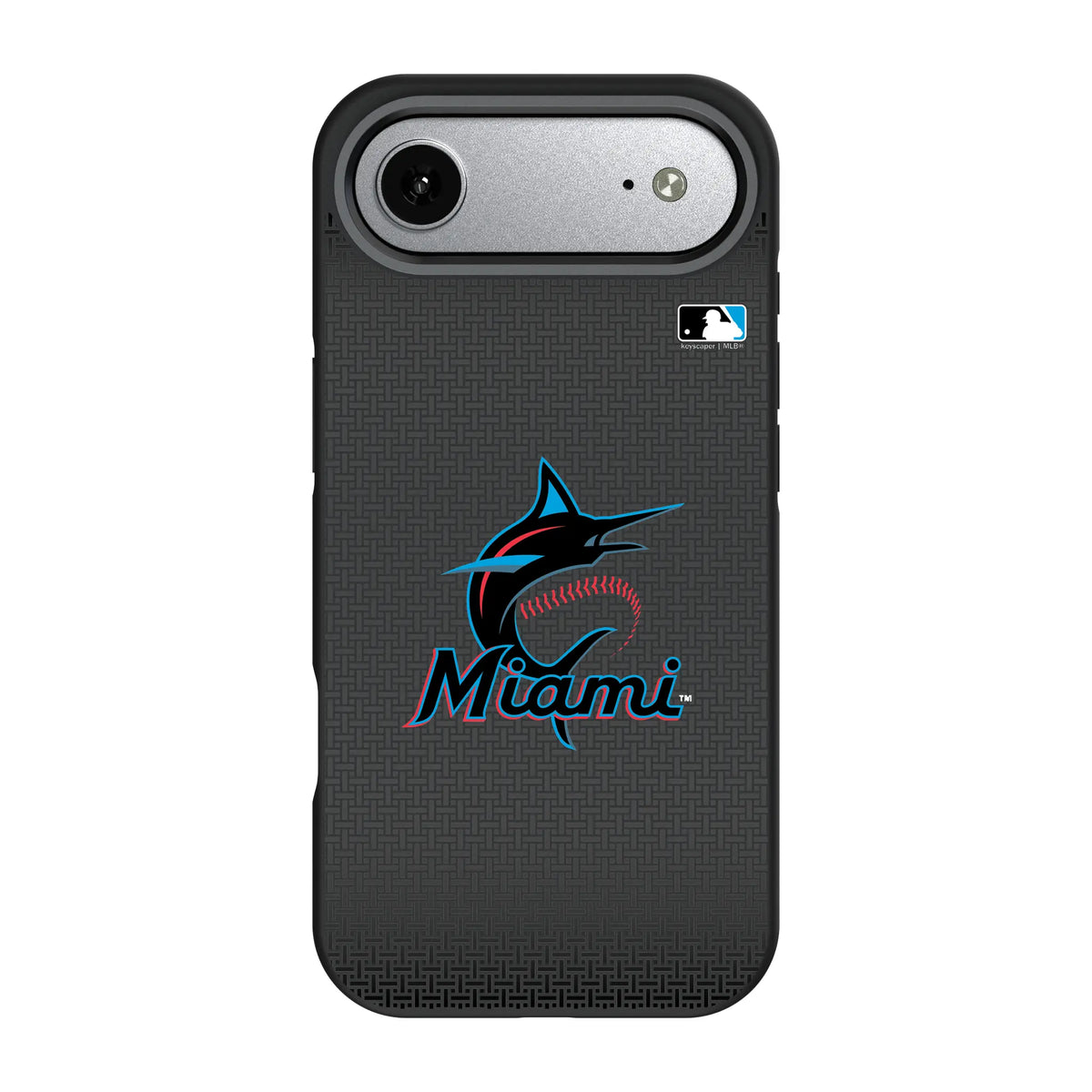 Miami Marlins Linen iPhone Bump Phone Case for Apple iPhone#Device_iPhone Air