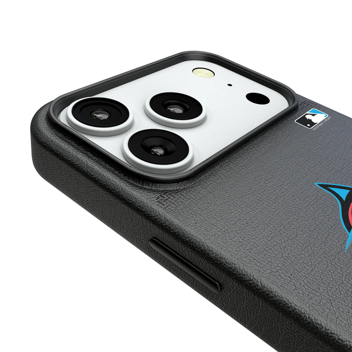 Miami Marlins Linen iPhone MagSafe Compatible Phone Case for Apple iPhone - Detail#Device_iPhone 18 Pro